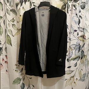 Adidas Black and Gray Hoodie